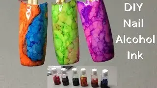 How to make Alcohol Ink for nails