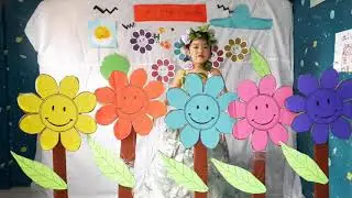 FIVE LITTLE FLOWERS POEM in English