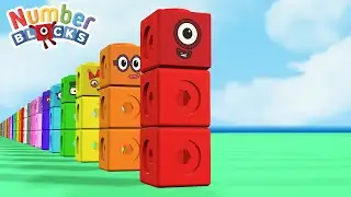 Counting Numberblocks on a Mathlink | Learn Numbers 1 to 100 for Kids