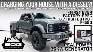 This F-550 Can Charge A Tesla & Power A House! 2025 Black Edition F-550