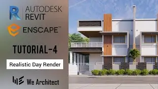 Enscape Tutorial हिंदी |  Realistic Day Render in enscape | Hindi