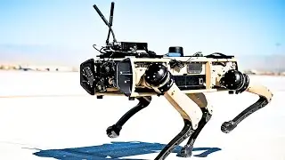 Robot Dogs Deployed as a Guard Dog at a U.S  Military Base