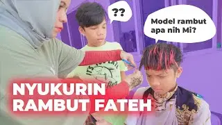 Mencukur Rambut Anak Di Rumah Aja ** FATEH BOTAK**