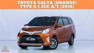 TOYOTA CALYA (ORANGE) TYPE G 1.2CC A/T (2016)