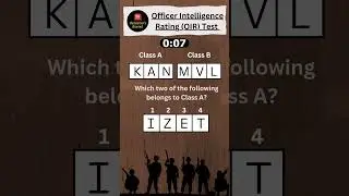 Officer Intelligence Rating (OIR) Test || SSB Interview || #cds #nda #afcat #ssb