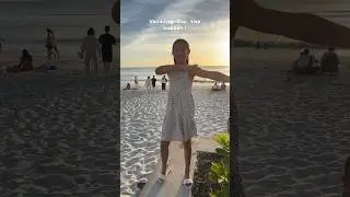 Sunset is almost here! #shorts #dance  #sunsetview #grateful #sunset #beachlife
