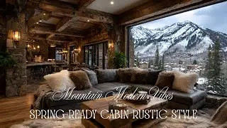 Rustic Meets Modern: Stunning Mountain Cabin Decor for Spring