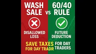 Avoid Wash Sales Legally &mdash; The 60/40 Tax Rule Explained Simply #trader