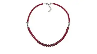 Ottoman Silver Jewelry Corundum Graduated Bead 19