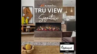 NEW Amantii TruView Signature + Opti-Myst by Dimplex | Modern Electric Fireplace Reveal!