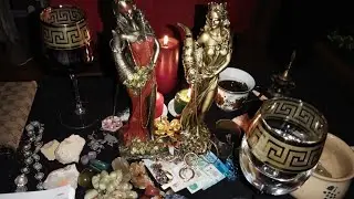 ALTAR CLOTH IN MAGIC.INGA KHOSROEVA. WITCH'S HUT.