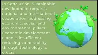Towards A Sustainable Development and Global Food Security 