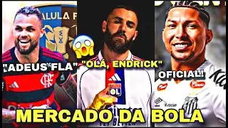 MERCADO DA BOLA! BENZEMA COM ENDRICK NO LYON, RONY É DO SANTOS, MICHAEL FORA DO FLAMENGO E MAIS!