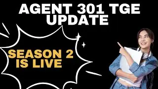 AGENT 301 AIRDROP CLAIM + SEASON 2 UPDATE | AGENT 301 SEASON 2 IS LIVE