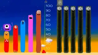 Addition of Big Numbers with Funny Monsters! Math Ladder from DragonBox Numbers