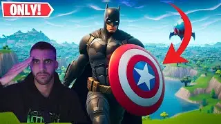 Caption America's Shield *ONLY* Challenge in Fortnite!