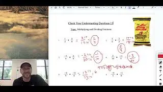 Multiplying and Dividing Fractions