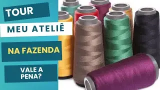 Tour venha conhecer meu ateliê na fazenda vou mostra tudo
