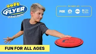 Soft Flyer Flying Disc Toy for Kids ☀️ Safe Foam Frisbee for Beach, Pool & Backyard Fun