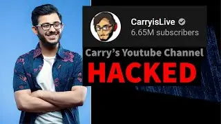 Carryislive Channel HACKED - Carry Minati channel HACKED #carryminati