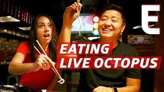 How To Eat Live Octopus &mdash; K-Town