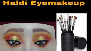 Haldi Bridal / Mehandi  / colour Full Eye makeup/RITU SHARMA
