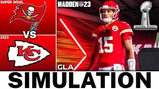 Madden 23 - Buccaneers vs. Chiefs Super Bowl 2023 LVII Simulation Gameplay Next Gen PS5