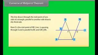 Converse of Midpoint Theorem