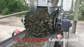 FAF Versuchsanlage   Abzugsband Belastungstests