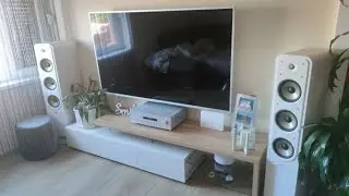 POLK SIGNATURE ELITE ES60 White Piano + Yamaha R-S202D/4K UHD LED Android TV 65PUS8505/12