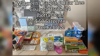 Walgreens, Target, Dollar Tree Coupon Haul 1/23 Awesome Ongoing Deals & Ibotta !!