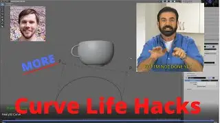 MAKING A CUP ONLY WITH CURVES - Curve Life Hacks -  Better than Blender Guru