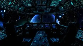 Interstella Cockpit Ambience | Relaxing Brown Noise for Relaxation, Study, Focus