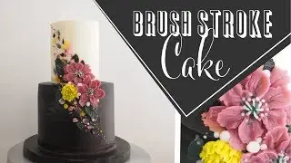 Brush Stroke Cake + BIG Announcement! | Most Satisfying Cake Decorating Video | Greggy Soriano