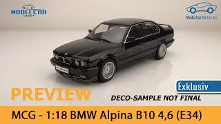 MCG - Превью BMW Alpina B10 в масштабе 1:18