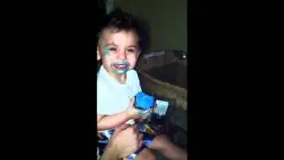 Gypsy Baby Eating Cake...Cute