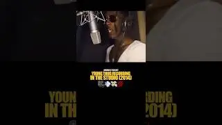 Young Thug in the studio RECORDING 💨🎥💯 #youngthug #hiphop #rap