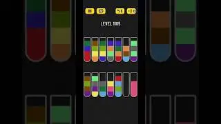 Water sort puzzle level 1105