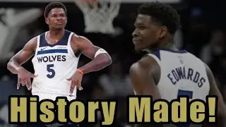 Anthony Edwards Makes NBA History! Hits 10,000 Points at 24