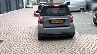 New custom made exhaust Smart 451 brabus