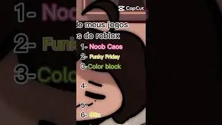 Top dos meus jogos favoritos do Roblox #remix #honkaistarrailsilverwolf #beats