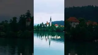 Lake Bled in Slovenia🇸🇮 #travel #europe #shortvideo #slovenia #beautifuldestinations #europetravel