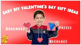 3 Easy DIY VALENTINE'S DAY GIFT IDEAS for Kids!