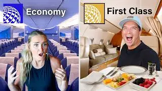 🤯 MIND BLOWING DIFFERENCE BETWEEN UNITED POLARIS FIRST CLASS SEATS AND UNITED ECONOMY SEATS 👑💺