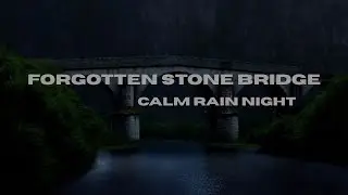 Rain on Forgotten Stone Bridge | Deep Focus & Sleep Ambience (No Music)
