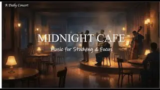 [Playlist] Midnight Cafe Jazz | Cozy Winter Music for Studying, Working, and Sleep | No Ads