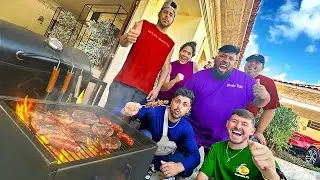 FIZ UM CHURRASCO PARA MEUS AMIGOS QUE ESTAVAM NOS ESTADOS UNIDOS 🇺🇸 
