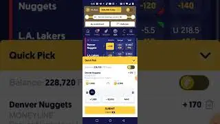 fliff app (All in on the Nuggets)