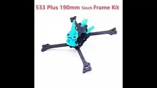 FIVE33 533 Plus 5inch 190mm Carbon Fiber X-type Split Frame Kit with 5mm Arms For FPV RC Quadcopter