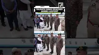 RM Rajnath Singh arrives at Jammu airport; to visit flood-affected areas of Kishtwar, J&K